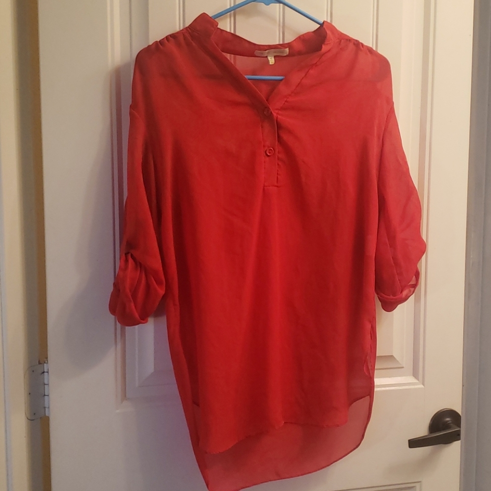 Sheer blouse